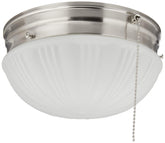 Westinghouse 6721000 brushed nickel finish on a two-light fixture
