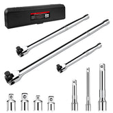 WETT breaker bar set with rotating head for versatile torque in tight spaces