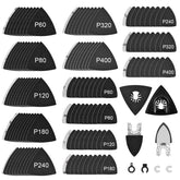 WEWINK PLUS 148Pcs triangle sanding pads for precise corner work.