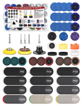 WEWINK PLUS 221pcs die grinder kit case; compact storage for on-site projects