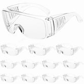 WFEANG clear safety glasses bulk 12-pack for daily protection