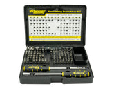 Wheeler 89-piece gunsmithing screwdriver set with storage case for quick access.