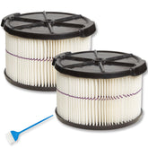 WHI-GN CMXZVBE38741 purple stripe filter close-up for Craftsman vacuums showing filtration surface