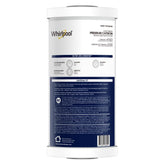 Whirlpool WHKF-WHWCBB carbon filter in use delivering cleaner water