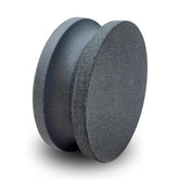 Whitby Abrasives 4in dual grit sharpener, top view, enables quick edge restoration.