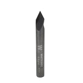 Whiteside 1541 V-Groove router bit with 60° angle for precise grooves and lettering.