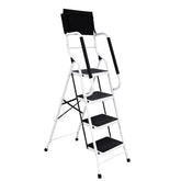 WiberWi 4Step ladder top-step height for reaching high cabinets and lights