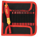 Wiha 28390 insulated slimline set with compact blade holder for restricted-access work