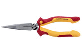 Wiha 32923 insulated long-nose pliers with ergonomic grip for precise handling.