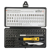 Wiha 75965 System 4 ratchet handle for comfortable grip during long sessions.