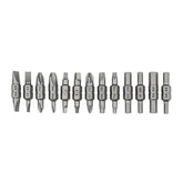 Wiha 77780 double end insert bit reload set with versatile two-ended bits for quick changes