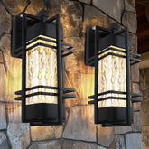 WIHTU dusk-to-dawn porch light front door illuminates entry with energy-saving glow.