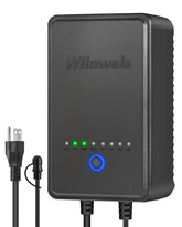 WILAWELS 120W outdoor transformer in weatherproof housing for landscape lighting.