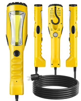 WILAWELS 18W LED work light front-angled view showing bright, even illumination for repairs