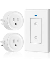 WILAWELS remote outlet 2-pack ready for wireless control of lamps and small appliances.