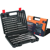 WildBossy SDS Plus 17PCS drill bits set ready for tough concrete drilling.