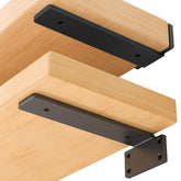Wildnut floating shelf bracket 6 inch hidden design supports weight while remaining discreet.
