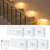 WILLED motion sensor night light with rechargeable battery for hands-free hallway lighting.