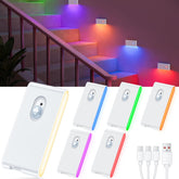 WILLED RGB motion stair light provides safe, colorful illumination on stairs.