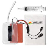 Willgoon electric urine warmer front view showing compact portable design