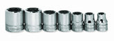 Williams JHWWSBD-7RC socket set front view with polished chrome finish