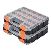 WIN&YING 2-pack organizer with 34 compartments for easy screw access.