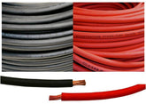 WindyNation 6AWG black cable 20ft for automotive and solar power connections