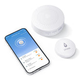 Winees WiFi water leak detector hub setup enabling quick connection