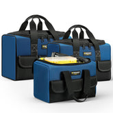 WinHunt tool bag set compact inner pocket keeps small parts organized on job sites.