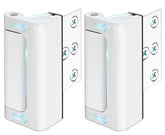 WINONLY door reinforcement front door lock installation demonstrates quick, tool-free setup for safety.