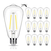 winsaLED 12-pack 400lm Edison bulbs for energy-efficient retro lighting