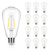 WinsaLED 4000K cool white edison bulb in a 12-pack for ceiling lighting