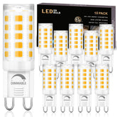 Winshine G9 LED bulbs pack front view, ideal chandelier lighting replacement.