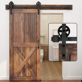 WINSOON barn door track 3ft section for smooth sliding