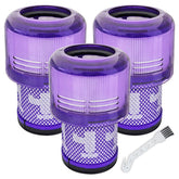 Wipenow Dyson V11 filter close-up highlighting dense fibers for effective dust capture