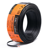 Wirefy 14-2 low-voltage wire coil for easy DIY outdoor lighting projects.