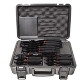 WISEUP snap ring pliers set in case showing organized, ready-to-use kit.