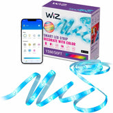 WiZ Connected strip showing sunset/sunrise automation for a welcoming morning ambiance.