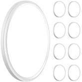 WKONCLDY 3200lm LED flush mount, front view for bright, even lighting.