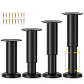 Wlrrcwdttc adjustable furniture legs adapt to uneven floors with height range from 4.72 to 7.87 inches