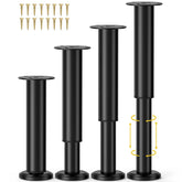 Wlrrcwdttc bed center support legs extended to 12.2 inches for uneven floors.