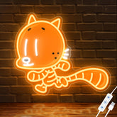 WMAT Li'l Petey neon sign, adorable wall art for kids' rooms.