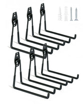WMK 7.3-inch heavy-duty garage hook mounted on wall for organized storage.