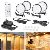 WOBANE LED under-cabinet light assembly showcases easy installation and even brightness
