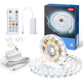 WOBANE white LED strip lights provide daylight brightness for living spaces