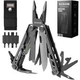 WOBANK 33-in-1 multitool folded for compact pocket carry and quick access