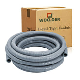 Wocloer PVC liquid-tight conduit exterior with UV jacket for outdoor durability.