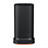 WOLFBOX MF200 battery pack front view highlights compact design for portable power