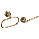 WOLIBEER antique brass toilet paper holder with wall mount