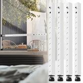 WooFog window security bar extended length demonstrates adjustable fit for different windows